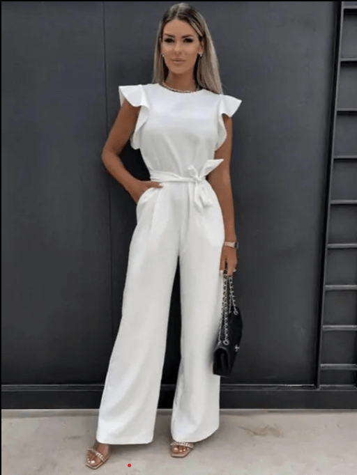 Butterfly Sleeve Wide Leg Jumpsuit - SensorySoft