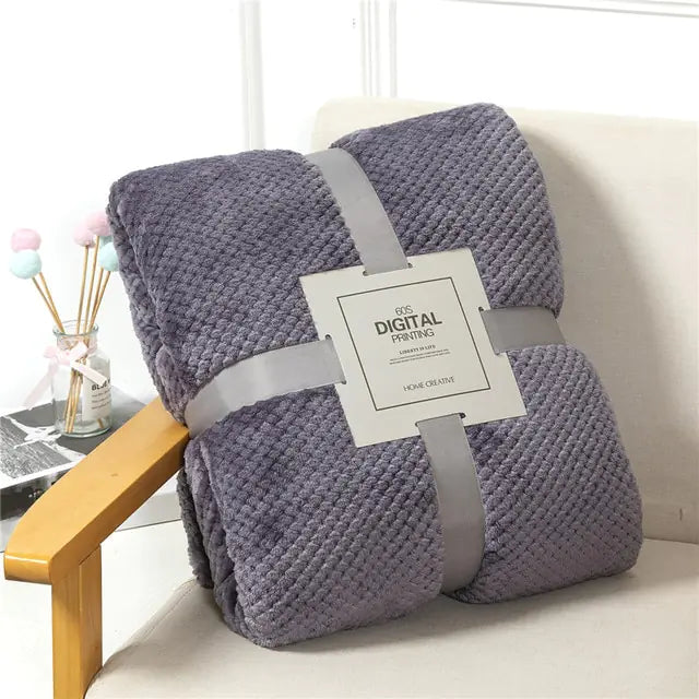 Plaid Winter Bed Blankets