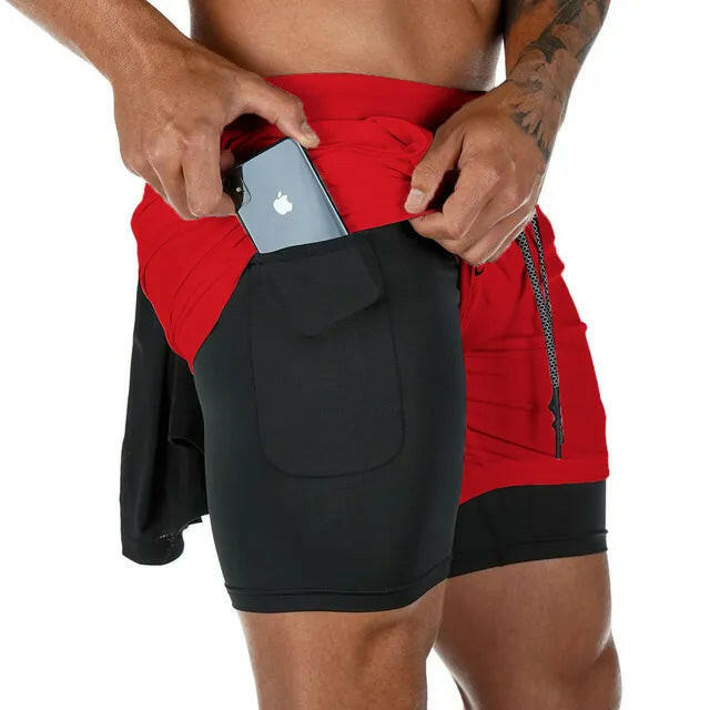 Camo Running Shorts Men - with Pockets - SensorySoft