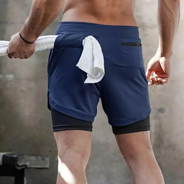 Camo Running Shorts Men - with Pockets - SensorySoft