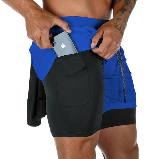 Camo Running Shorts Men - with Pockets - SensorySoft