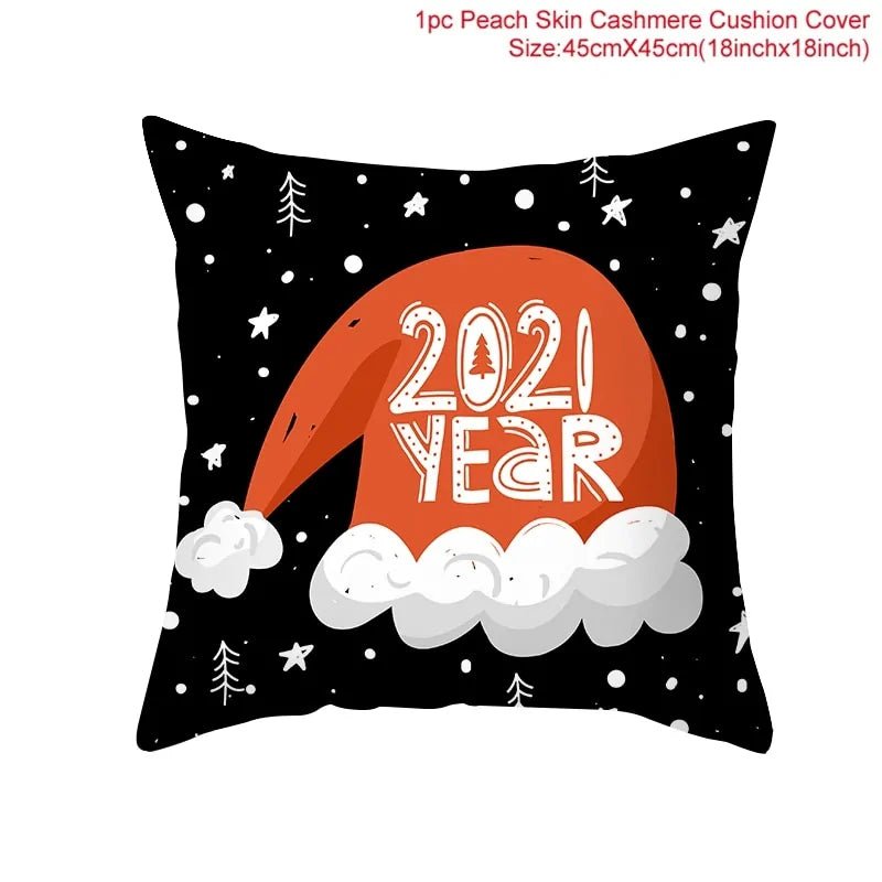 Cartoon Christmas Pillow Cover - SensorySoftShop