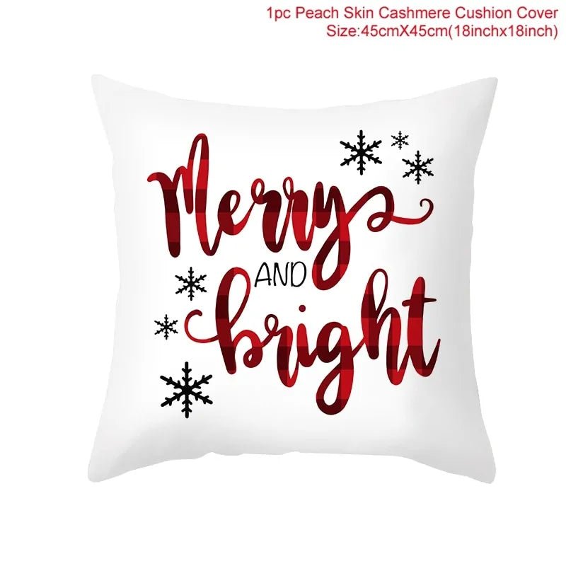 Cartoon Christmas Pillow Cover - SensorySoftShop