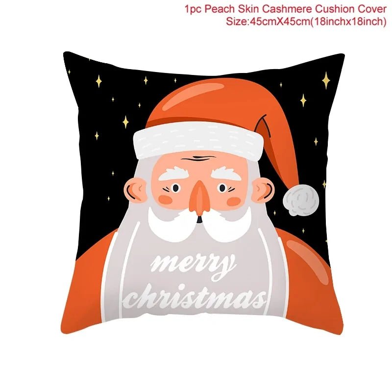 Cartoon Christmas Pillow Cover - SensorySoftShop