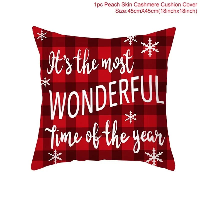 Cartoon Christmas Pillow Cover - SensorySoftShop
