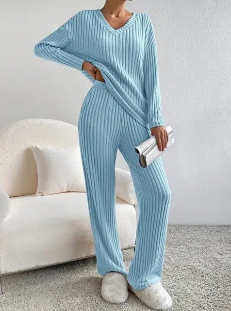 Casual 2 - Piece Autumn Loungewear Set - SensorySoftShop