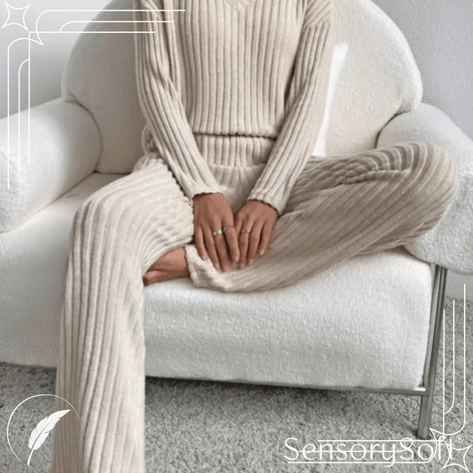 Casual 2 - Piece Autumn Loungewear Set - SensorySoftShop