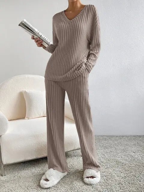 Casual 2 - Piece Autumn Loungewear Set - SensorySoftShop
