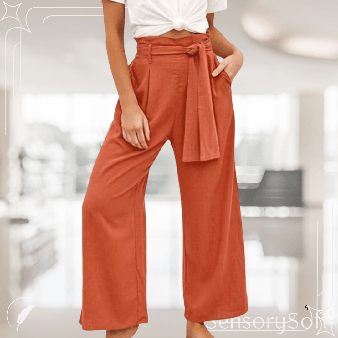 Casual Cotton Linen Summer Pants - SensorySoft