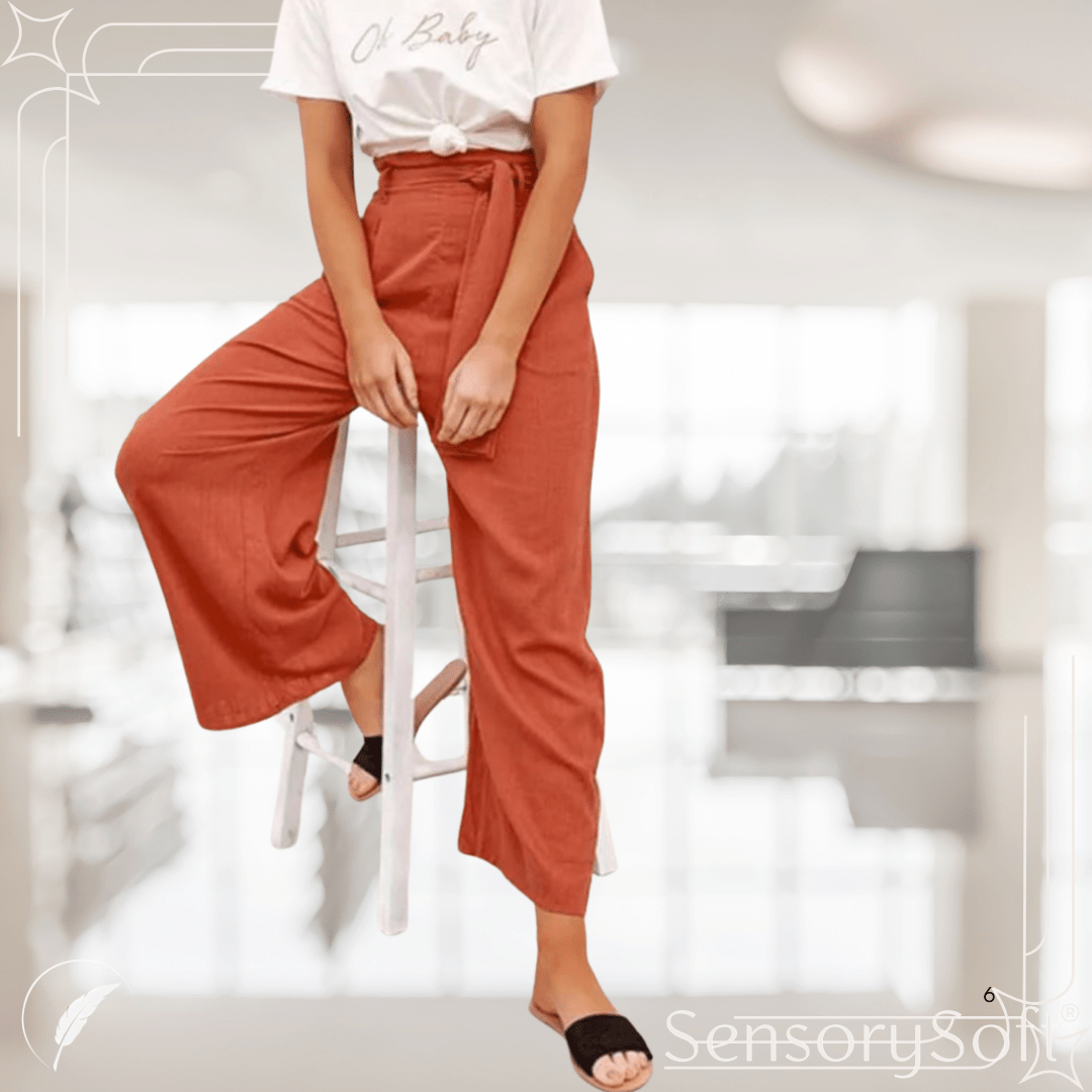 Casual Cotton Linen Summer Pants - SensorySoft