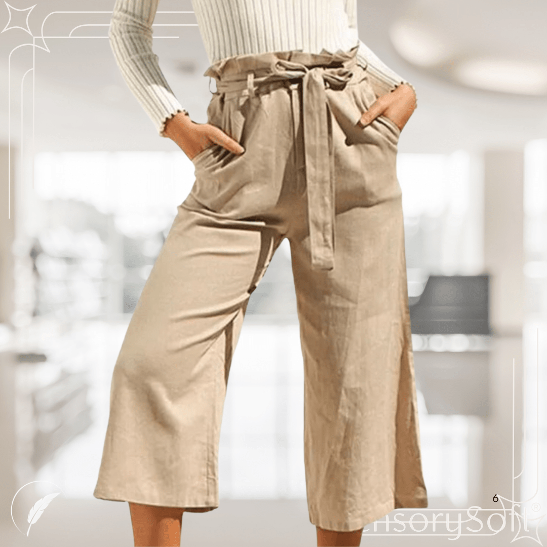 Casual Cotton Linen Summer Pants - SensorySoft