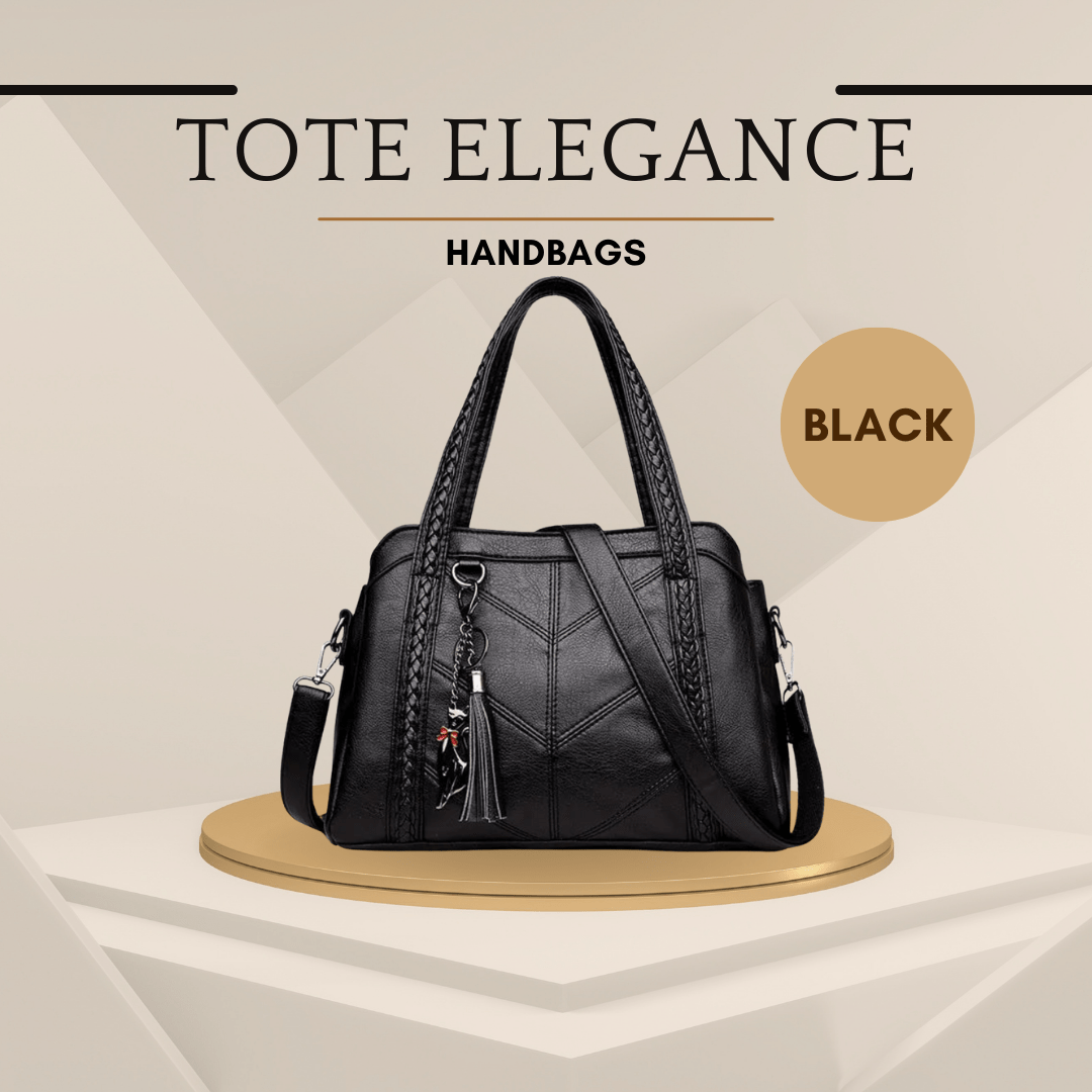 Casual Elegant Handbags – In Black - SensorySoft
