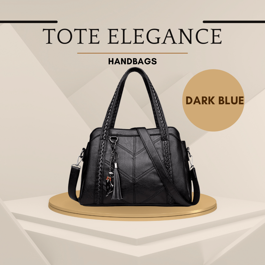 Casual Elegant Handbags – In Dark Blue - SensorySoft