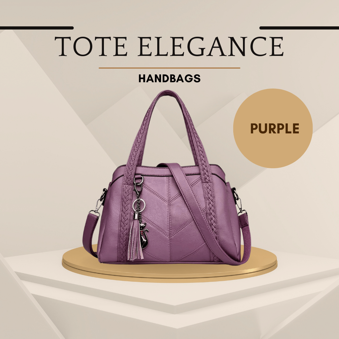 Casual Elegant Handbags – In Purple - SensorySoft