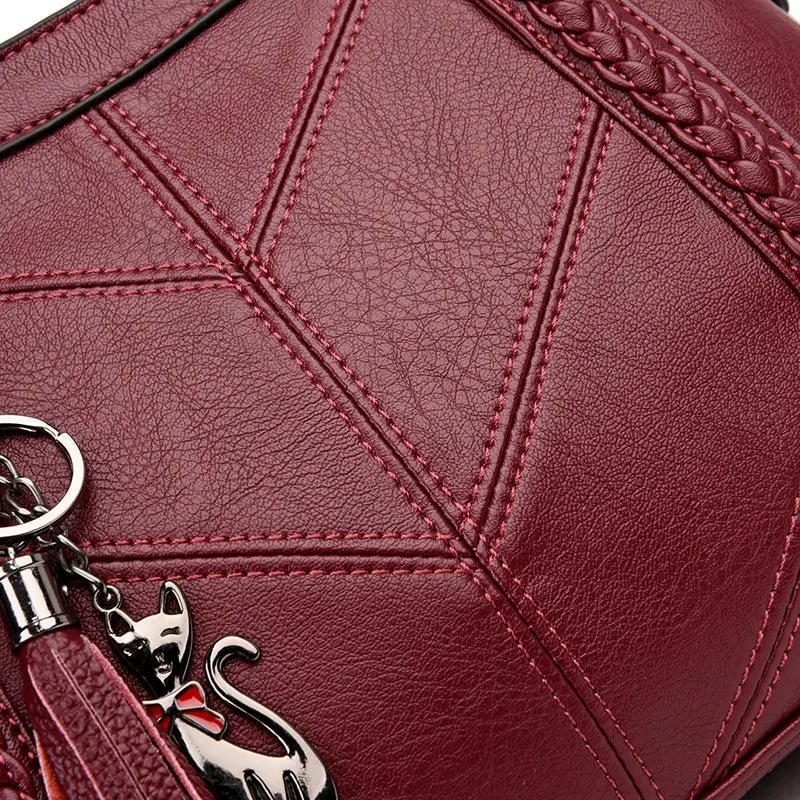 Casual Elegant Handbags – In Wine Red - SensorySoft