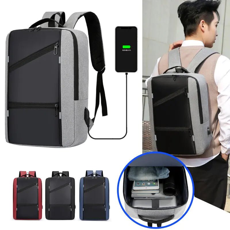 Casual Waterproof Backpack – Stay Dry in Style - SensorySoft