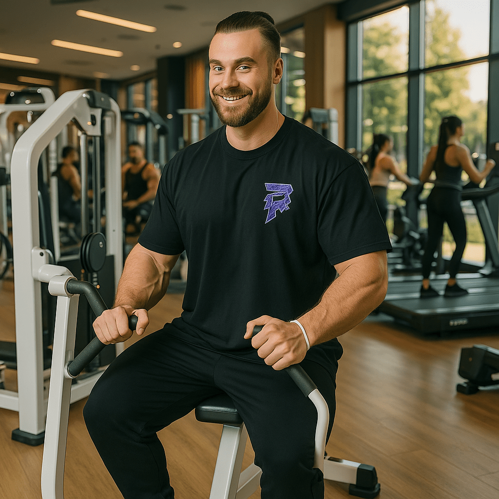 CBum Men's Oversized Cotton Gym Fitness T-shirt - SensorySoftShop