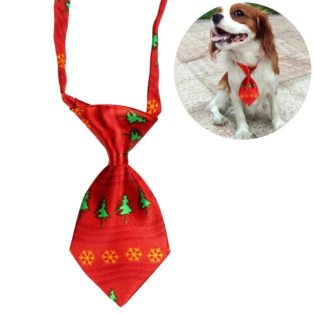 Christmas Dog Necktie - SensorySoftShop