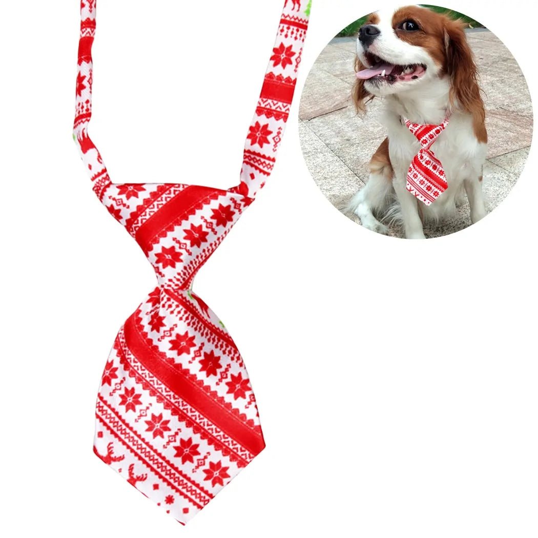 Christmas Dog Necktie - SensorySoftShop