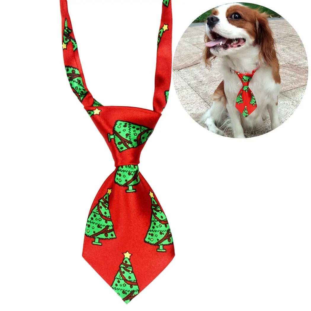 Christmas Dog Necktie - SensorySoftShop