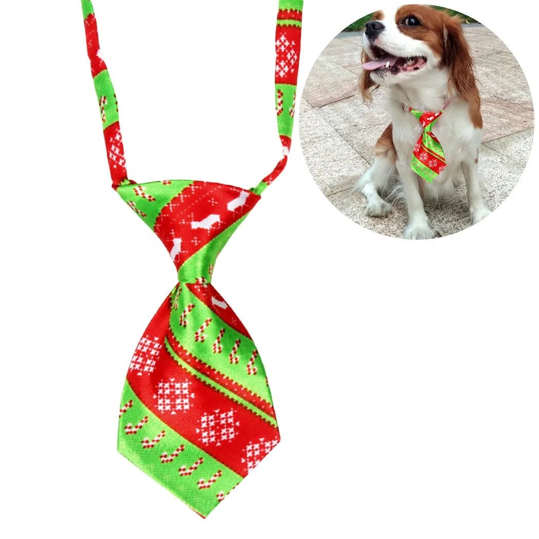 Christmas Dog Necktie - SensorySoftShop