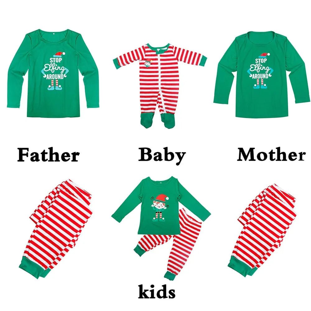 Christmas Family Pajamas Set: Matching Xmas Outfits - SensorySoftShop