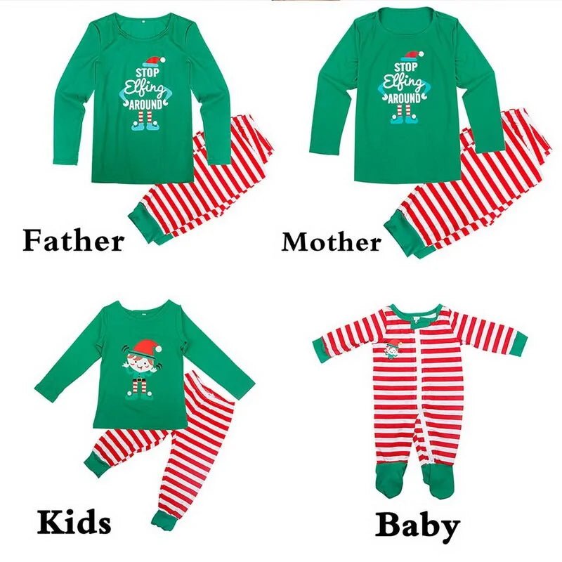 Christmas Family Pajamas Set: Matching Xmas Outfits - SensorySoftShop