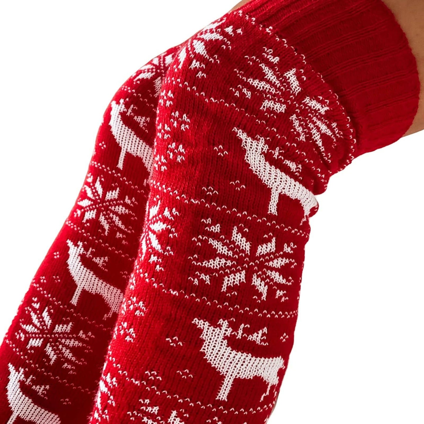 Christmas Knee Stockings Snowflake - SensorySoftShop
