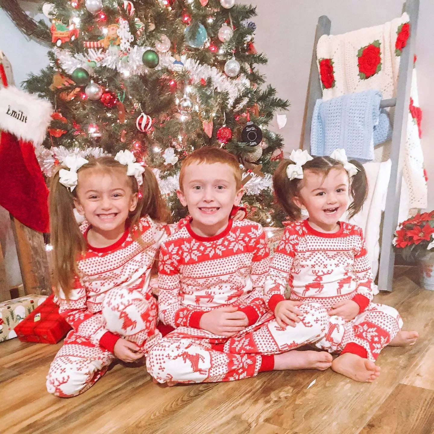Christmas Pajamas Fall Family Set - SensorySoftShop