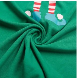 Christmas Pajamas Sets Striped Cartoon Print - NO25 - SensorySoftShop