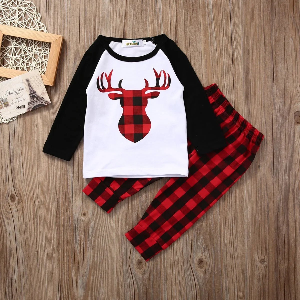 Christmas Reindeer Pajamas Set - SensorySoftShop