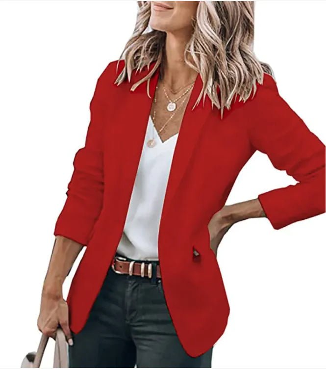 Classic Elegance Long Sleeve Suit Jacket - SensorySoftShop