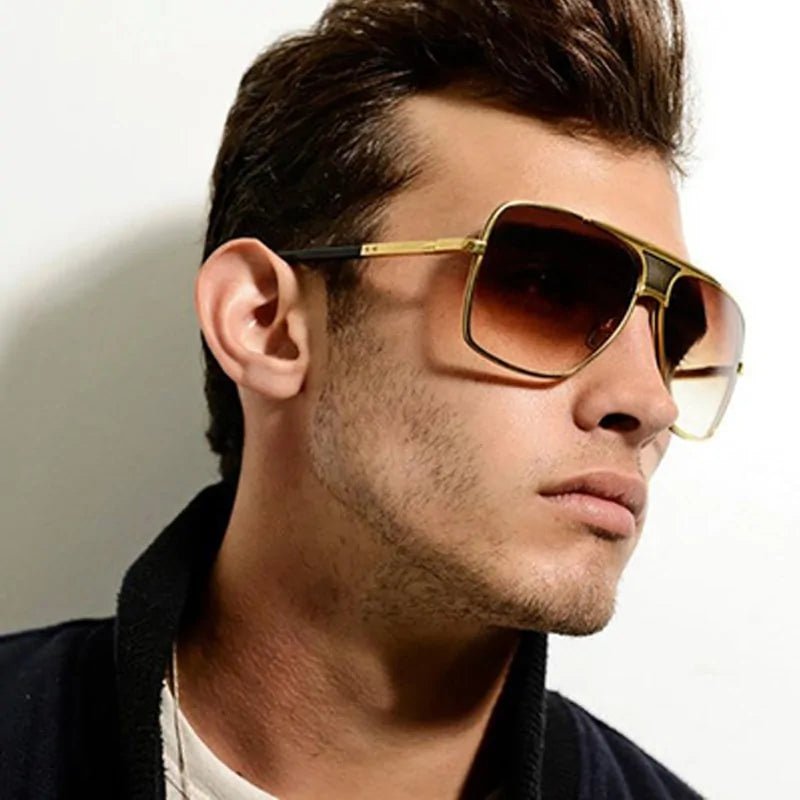 Classic Oversized Men Sunglasses - SensorySoft
