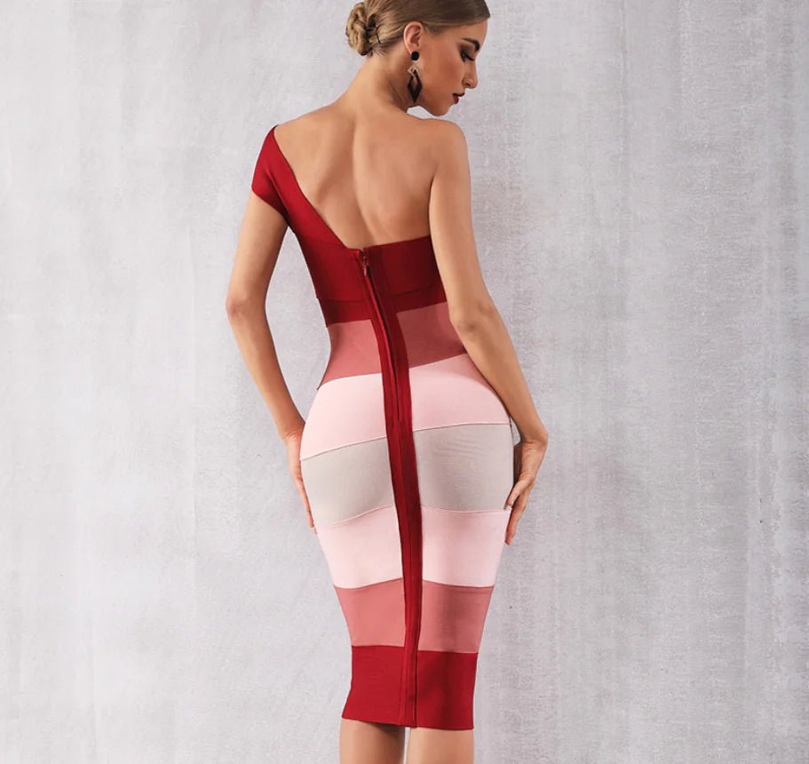 Colourful Dress, Sexy Bandage Dress, Women's Dress - SensorySoftShop