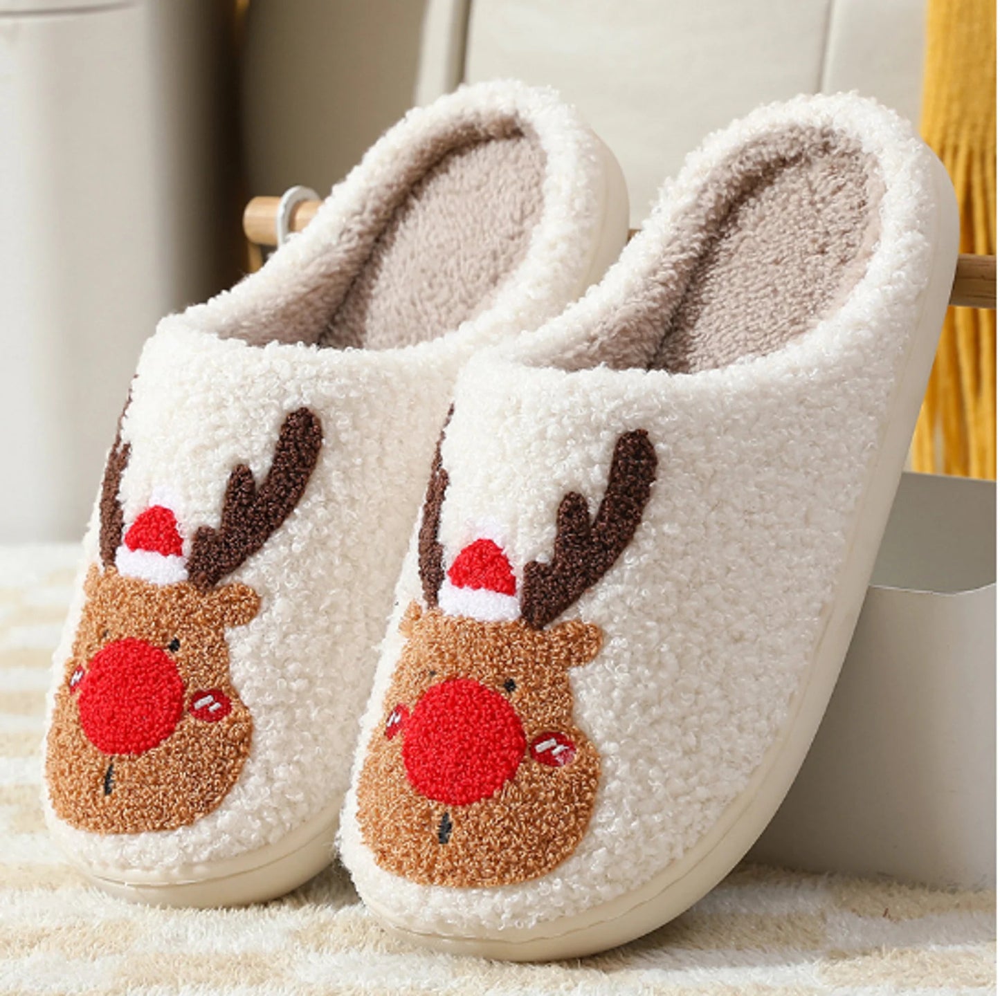 Cozy Christmas Slippers - SensorySoftShop
