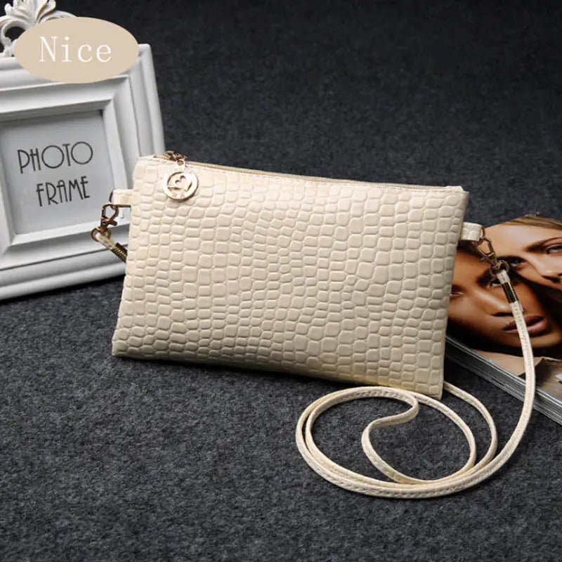 Crocodile Pattern Handbag for Women - Phone Clutch Purse - SensorySoft