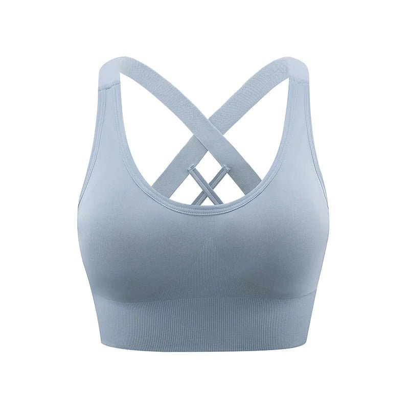 Cross Back Shockproof Sports Bra - SensorySoft