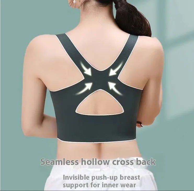 Cross Buckle Sports Bra – Support Meets Stylish Support - SensorySoft