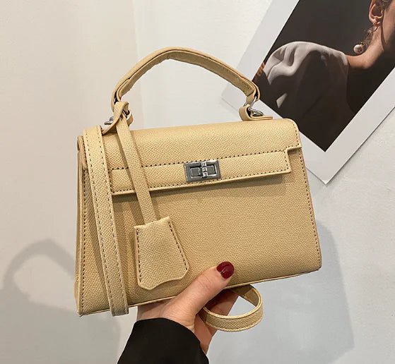 Designer Classic Leather Crossbody Bag – Timeless Style, Everyday Glam - SensorySoft