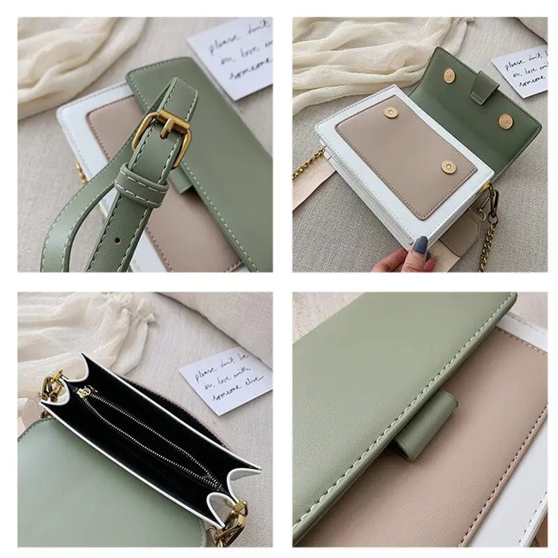Designer Leather Crossbody Shopping Bag - SensorySoftShop