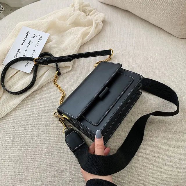 Designer Leather Crossbody Shopping Bag - SensorySoftShop
