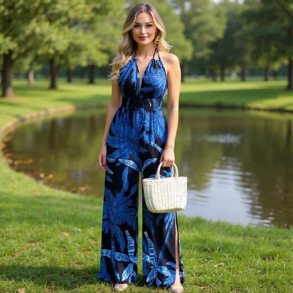 Digital Printing Colorful Jumpsuit - SensorySoftShop