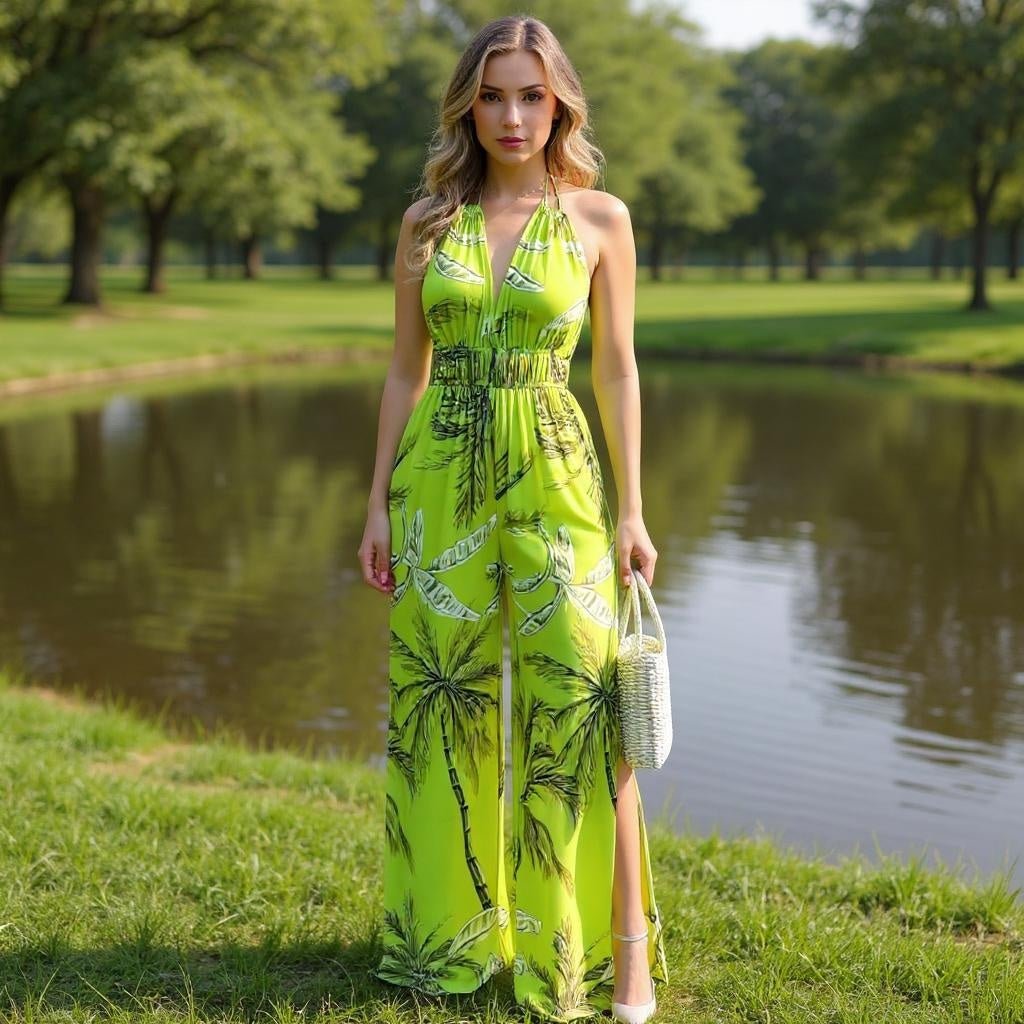 Digital Printing Colorful Jumpsuit - SensorySoftShop