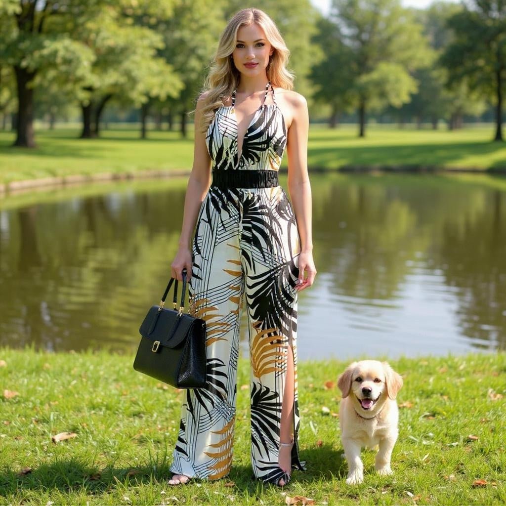 Digital Printing Colorful Jumpsuit - SensorySoftShop