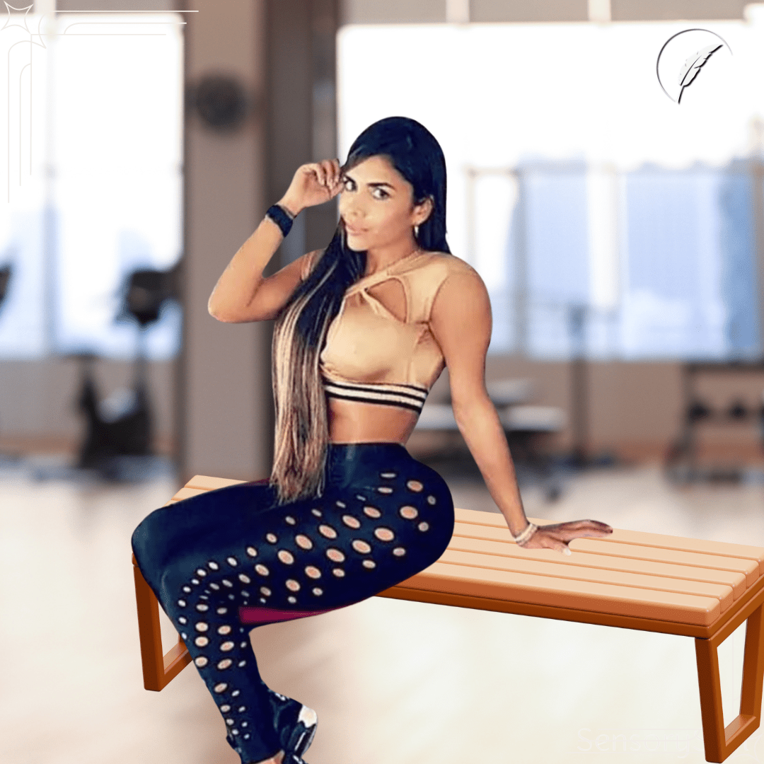 Dot Hollow Power Push Up Fitness Leggings - SensorySoft