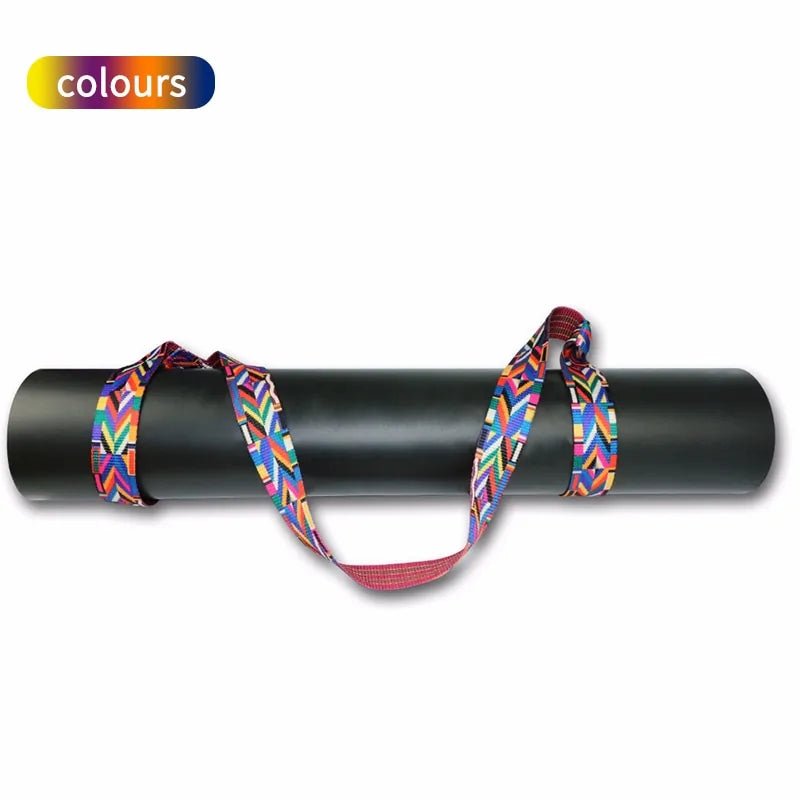 Durable Cotton Adjustable Yoga Mat Strap - SensorySoft