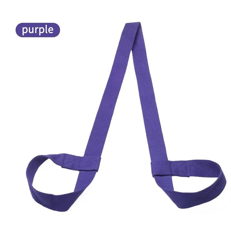 Durable Cotton Adjustable Yoga Mat Strap - SensorySoft