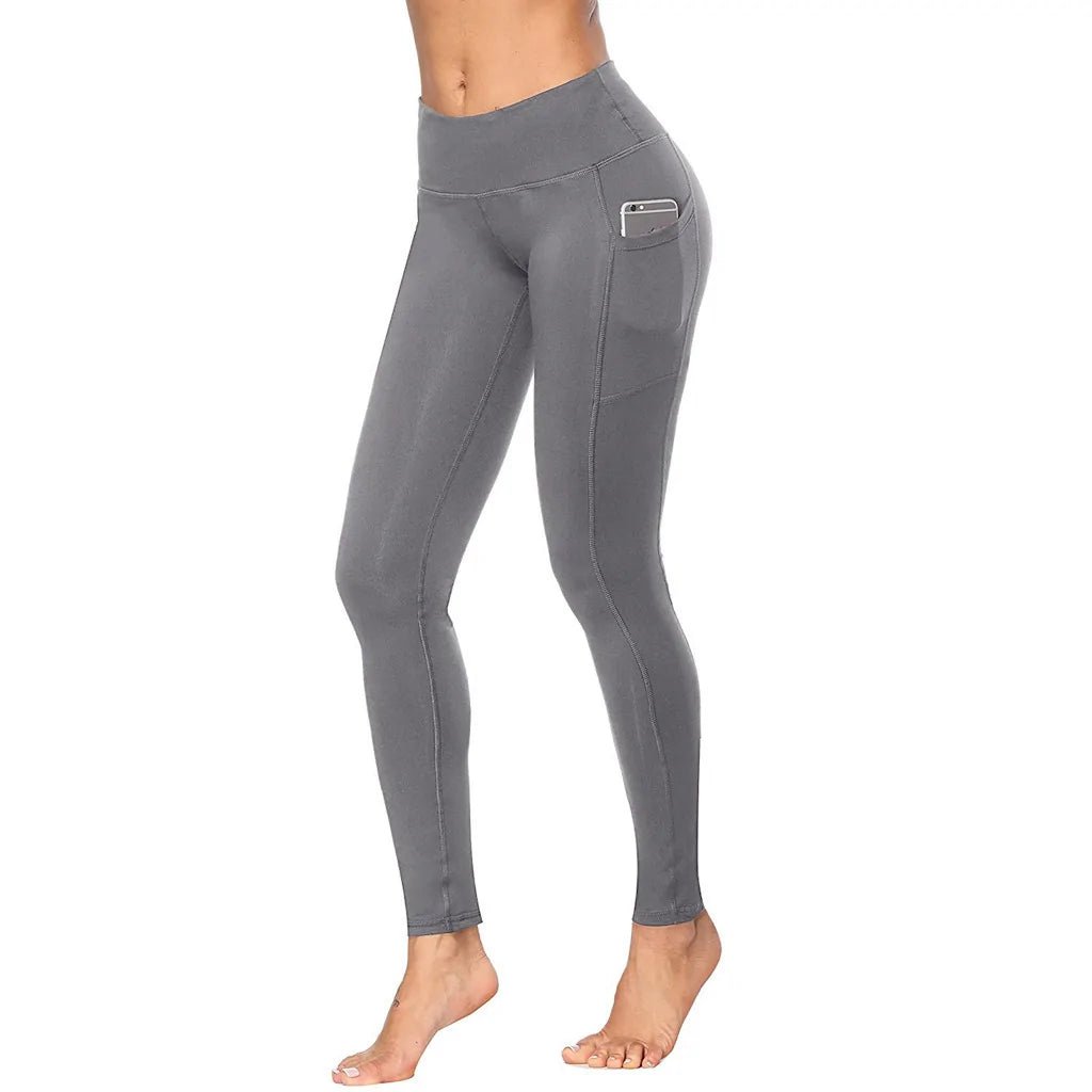 Elastic High Waist Push Up Leggings - SensorySoft
