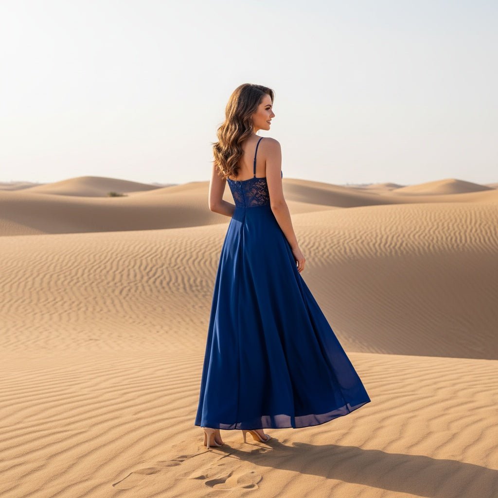 Elegant Vintage Pleated Dresses - SensorySoftShop