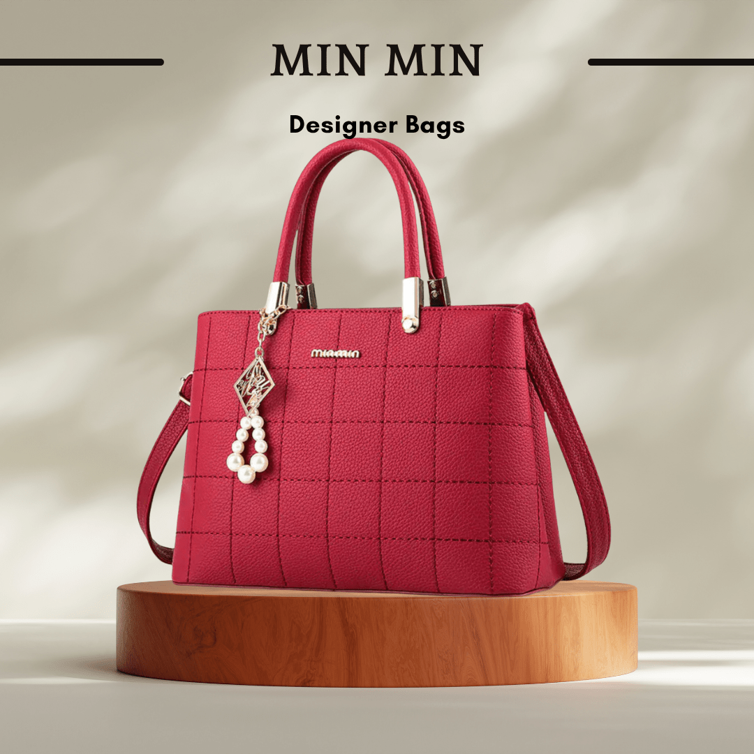 European Styled Min Min Leather Handbags - In Red Wine - SensorySoft